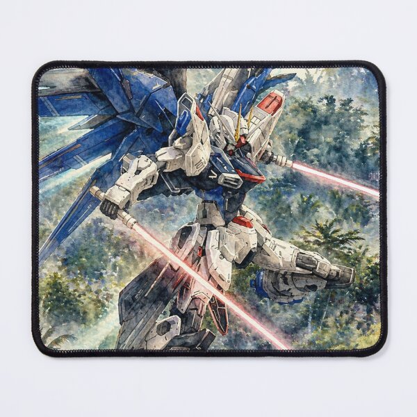 Item preview, watercolour freedom gundam seed kira yamato illustration digital art designed and sold by sabartgunpla.