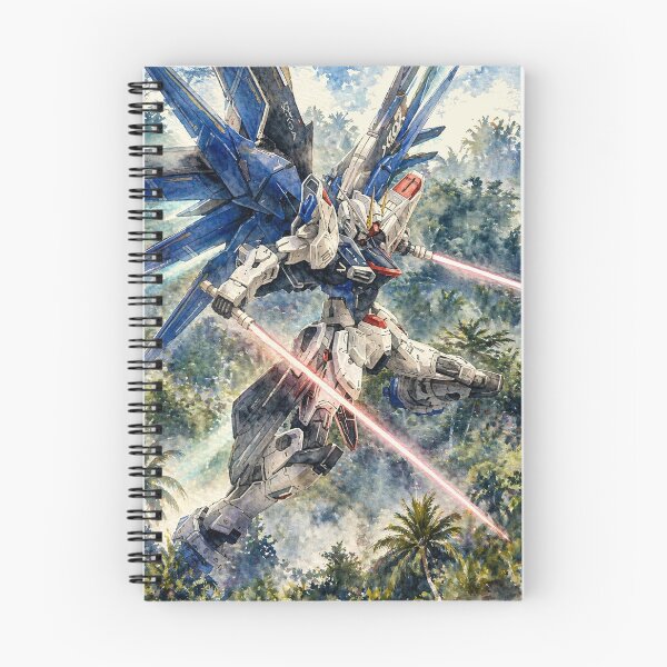 Item preview, watercolour freedom gundam seed kira yamato illustration digital art designed and sold by sabartgunpla.