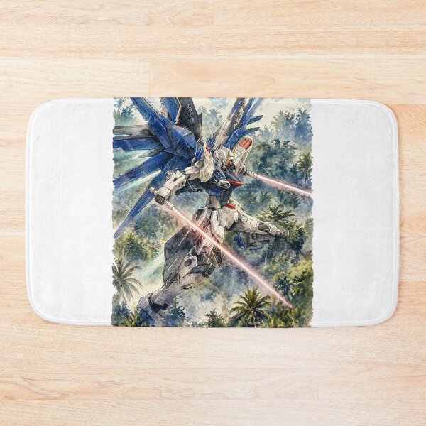 Item preview, watercolour freedom gundam seed kira yamato illustration digital art designed and sold by sabartgunpla.