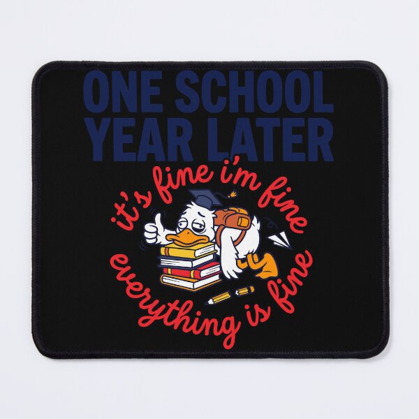 Item preview, One School Year Later Stressed Graduation Duck designed and sold by KroghDs.