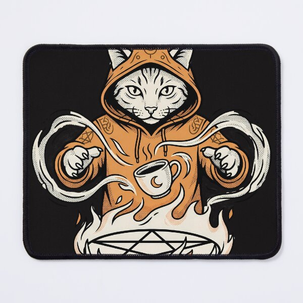 Item preview, Mystical Cat Coffee Sorcerer designed and sold by AwesomeBeyondLimits.