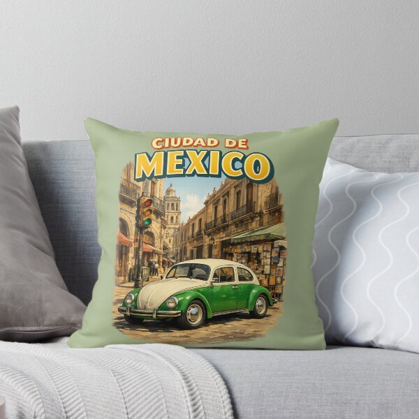 Item preview, Ciudad de Mexico Vintage Street Heritage designed and sold by Retro Arabica.