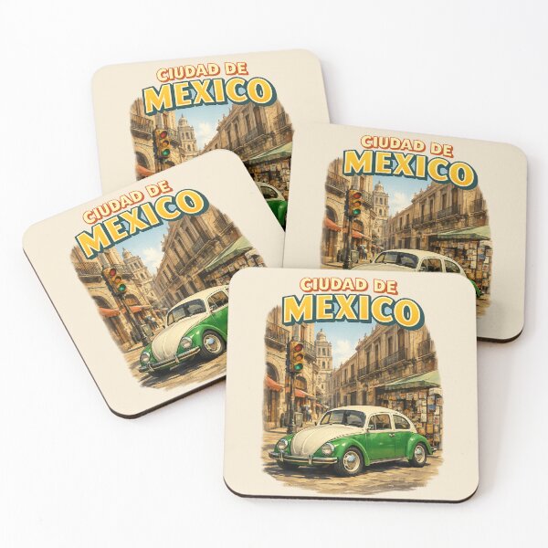Item preview, Ciudad de México Vintage Street Heritage designed and sold by Retro Arabica.