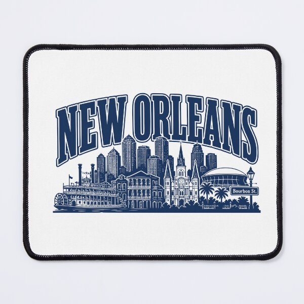 Item preview, Midnight Jazz Bayou – New Orleans Retro Skyline Shirt designed and sold by Earth Celebration Designs.