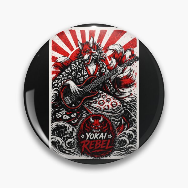 Item preview, Yokai Rebel - Akai Kitsune ( Red Fox ) designed and sold by Yokai Rebel.