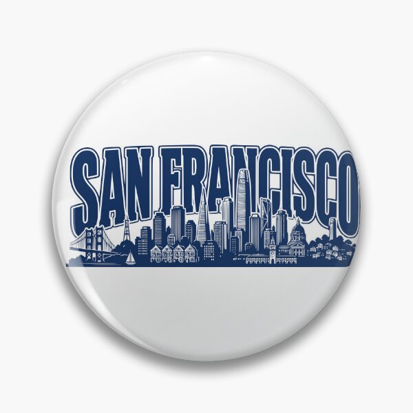 Item preview, Golden Fog Horizons – San Francisco Retro Skyline Shirt designed and sold by Earth Celebration Designs.