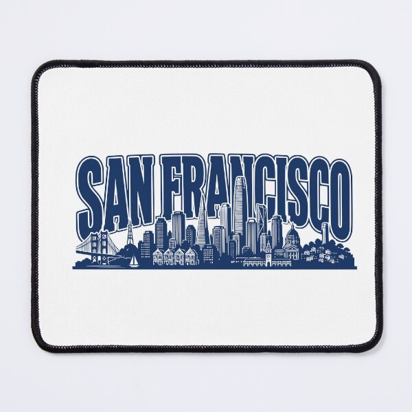 Item preview, Golden Fog Horizons – San Francisco Retro Skyline Shirt designed and sold by Earth Celebration Designs.