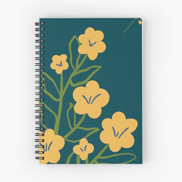 Item preview, Dark Azure Cute Retro Floral Seamless Pattern Design designed and sold by NadDot.