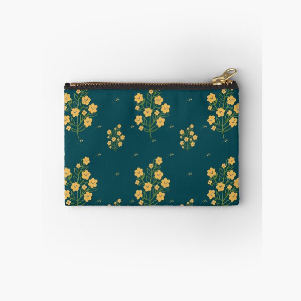 Item preview, Dark Azure Cute Retro Floral Seamless Pattern Design designed and sold by NadDot.
