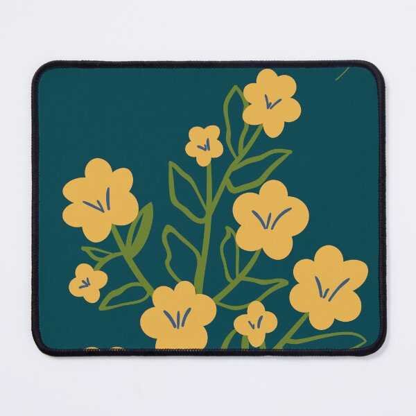 Item preview, Dark Azure Cute Retro Floral Seamless Pattern Design designed and sold by NadDot.
