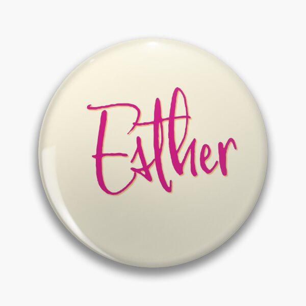 Artikelvorschau, ESTHER personalisiertes Schriftdesign entworfen und verkauft von CharlottePlaceArt.