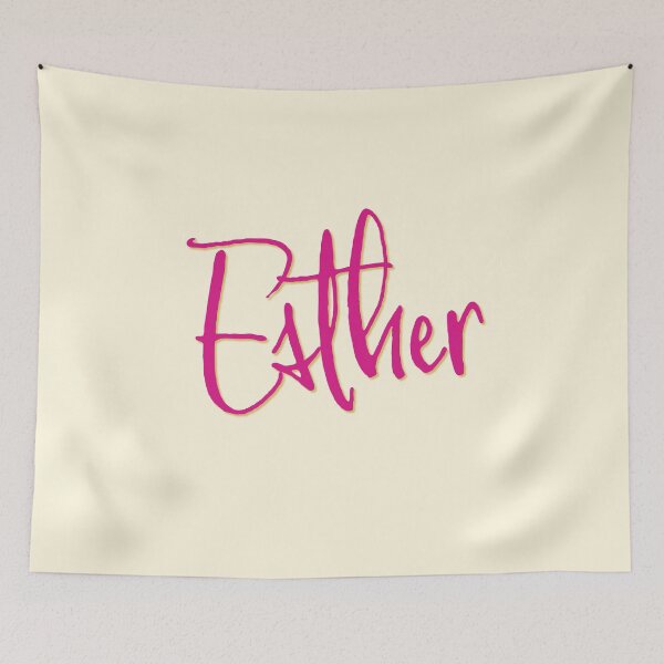 Item preview, ESTHER personalized type design designed and sold by CharlottePlaceArt.