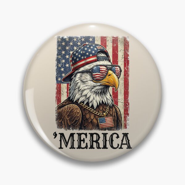 Item preview, ‘Merica Eagle designed and sold by dudelinart.