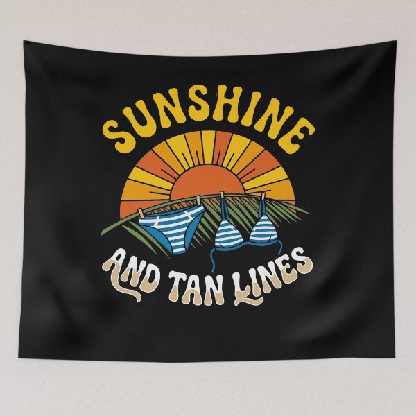 Item preview, Retro Sunshine and Tan Lines Beach Sunset designed and sold by KroghDs.
