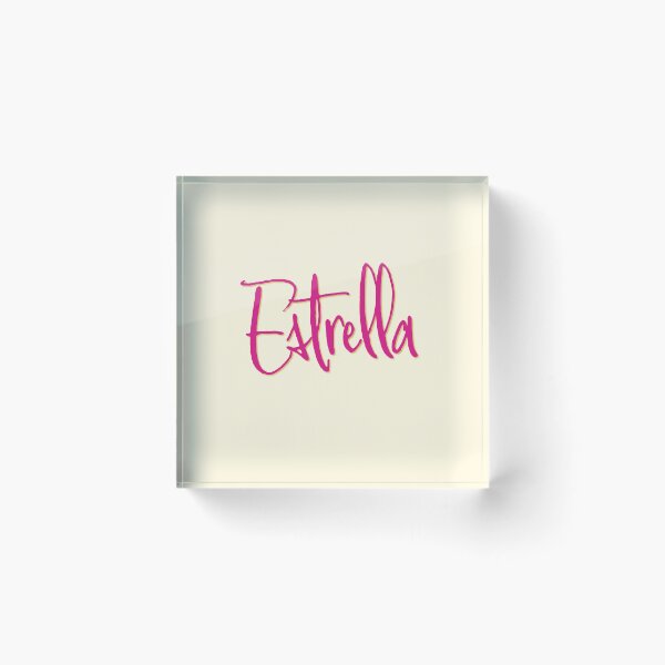 Item preview, ESTRELLA personalized type design designed and sold by CharlottePlaceArt.