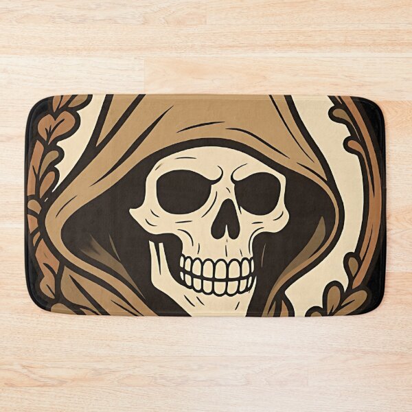 Item preview, Hooded Reaper Skull Emblem - Dark Gothic Soul Collector Art designed and sold by DarkOriginArts.