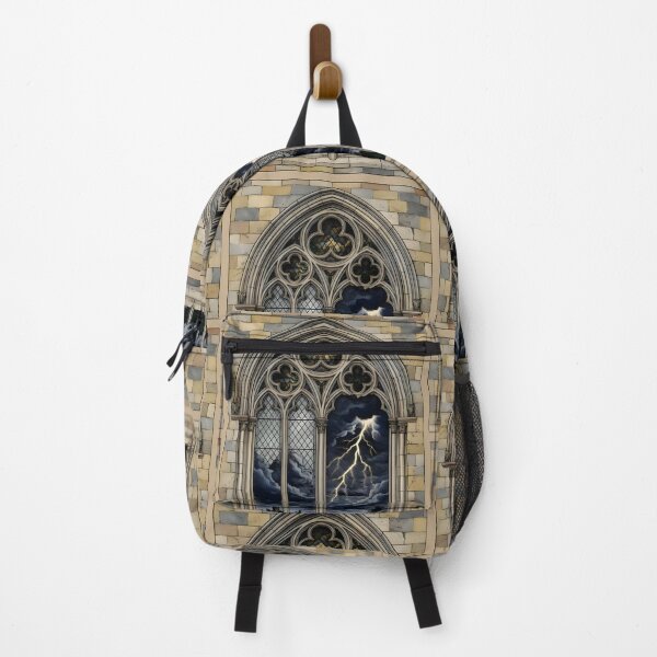 Item preview, Window to the Soul | Gothic Arch Lightning Storm Dark Academia Art designed and sold by Studio77-Gothic.