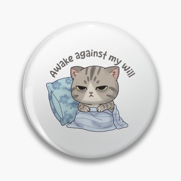 Item preview, Awake Against My Will Grumpy Cat Meme For Introvert designed and sold by HeyGraceArt.