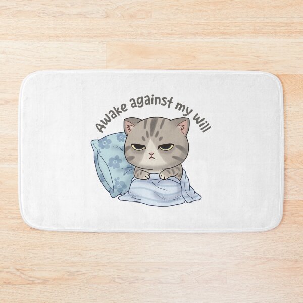 Item preview, Awake Against My Will Grumpy Cat Meme For Introvert designed and sold by HeyGraceArt.