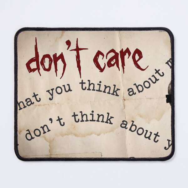 Item preview, I Don't Think About You At All - Edgy Dark Academia Stoic Quote designed and sold by Tokraz-art.