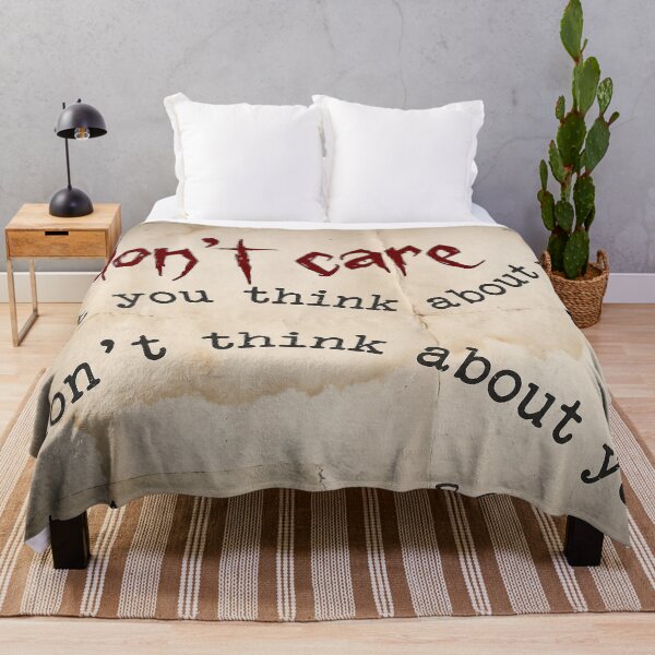 Item preview, I Don't Think About You At All - Edgy Dark Academia Stoic Quote  designed and sold by Tokraz-art.