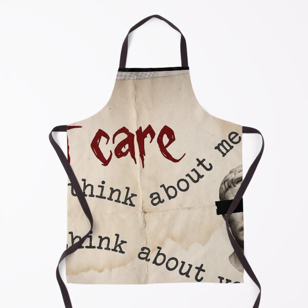 Item preview, I Don't Think About You At All - Edgy Dark Academia Stoic Quote  designed and sold by Tokraz-art.