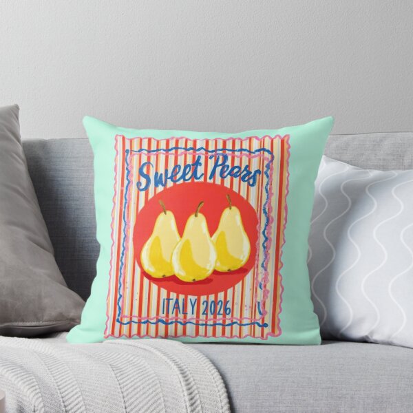 Item preview, Italy 2026 Summer Holiday – Vintage Pear Fruit Illustration designed and sold by All That Jazz Store.