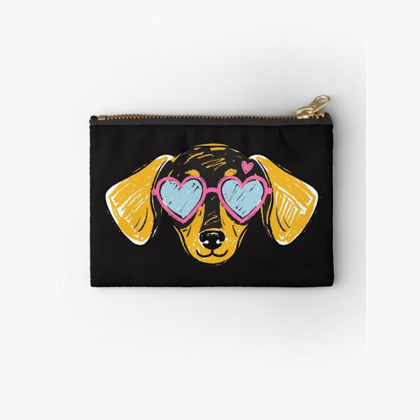 Item preview, Dachshund with Heart Sunglasses designed and sold by AwesomeBeyondLimits.