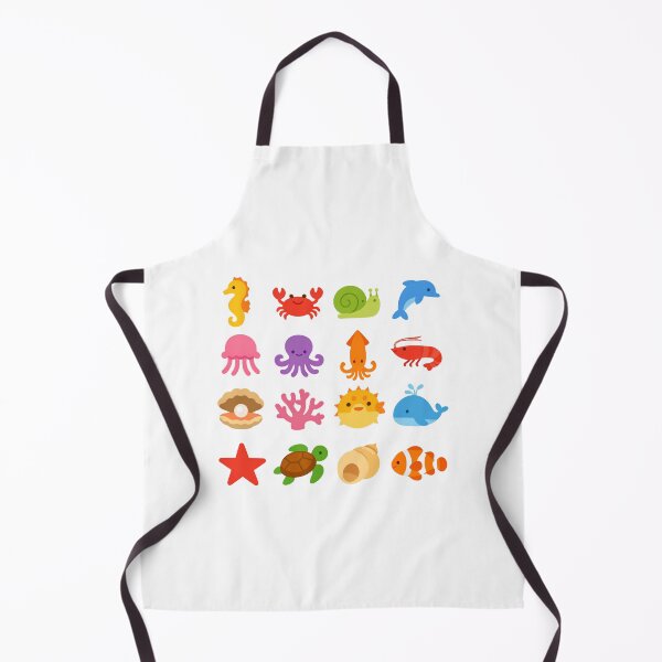 Item preview, Kawaii Sea Life Icons – Pastel Ocean Friends Graphic Set designed and sold by FatmaElhofy.