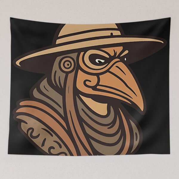 Item preview, Plague Doctor Mask - Medieval Physician Dark Comic Art designed and sold by DarkOriginArts.
