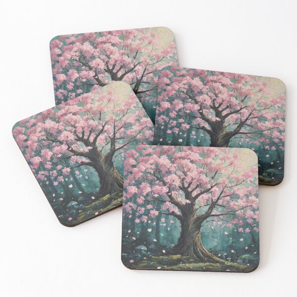 Item preview, Sakura Tree Art – Japanese Cherry Blossom Aesthetic | Pink Floral Nature Design designed and sold by Illuministique.
