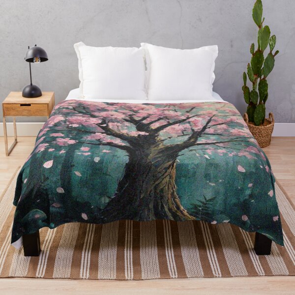 Item preview, Sakura Tree Art – Japanese Cherry Blossom Aesthetic | Pink Floral Nature Design designed and sold by Illuministique.