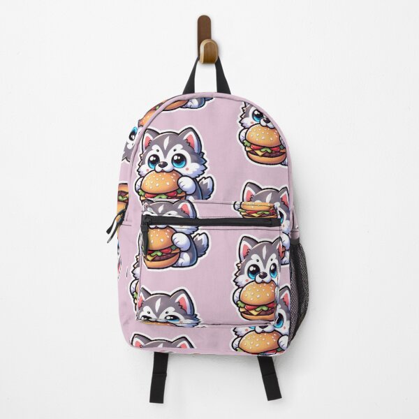 Item preview, Cute Husky Burger Kawaii Sticker designed and sold by carestazafeli.