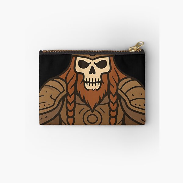 Item preview, Viking Skeleton King - Undead Norse Berserker Warrior Art designed and sold by DarkOriginArts.
