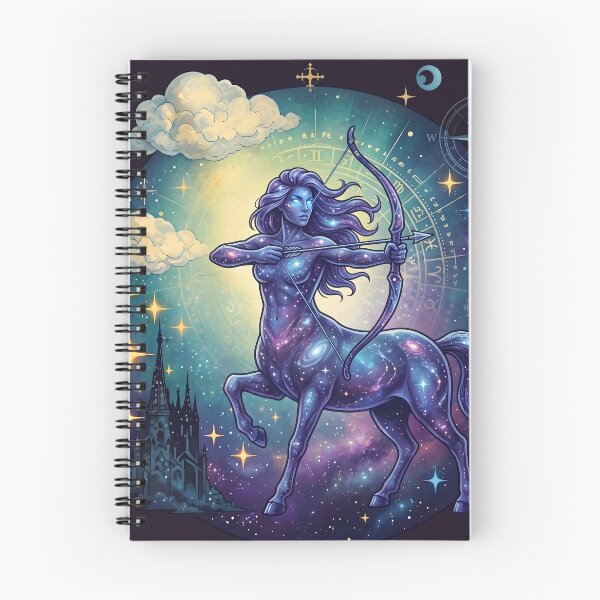 Item preview, Celestial Sagittarius Zodiac - Majestic Galaxy Archer Aesthetic Art designed and sold by artscripts.