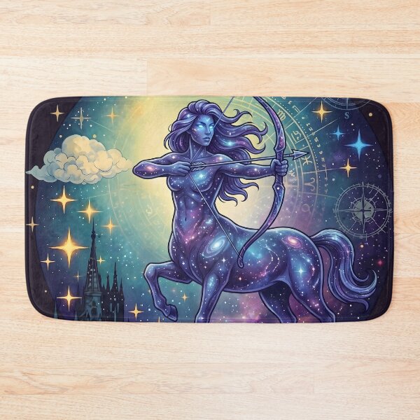 Item preview, Celestial Sagittarius Zodiac - Majestic Galaxy Archer Aesthetic Art designed and sold by artscripts.
