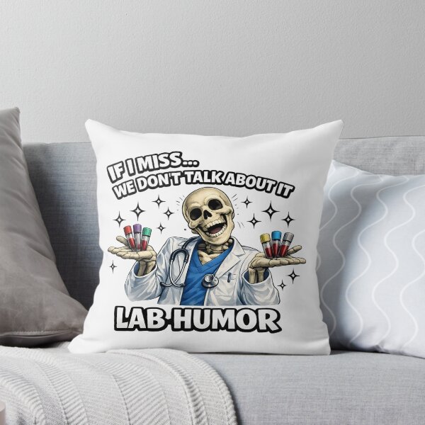 Item preview, Funny Skeleton Lab Tech Humor Shirt – Skull Phlebotomist Meme Design for Medical Laboratory Week & Halloween designed and sold by ClinicalHubs.