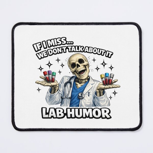 Item preview, Funny Skeleton Lab Tech Humor Shirt – Skull Phlebotomist Meme Design for Medical Laboratory Week & Halloween designed and sold by ClinicalHubs.
