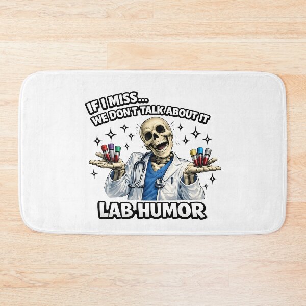 Item preview, Funny Skeleton Lab Tech Humor Shirt – Skull Phlebotomist Meme Design for Medical Laboratory Week & Halloween designed and sold by ClinicalHubs.