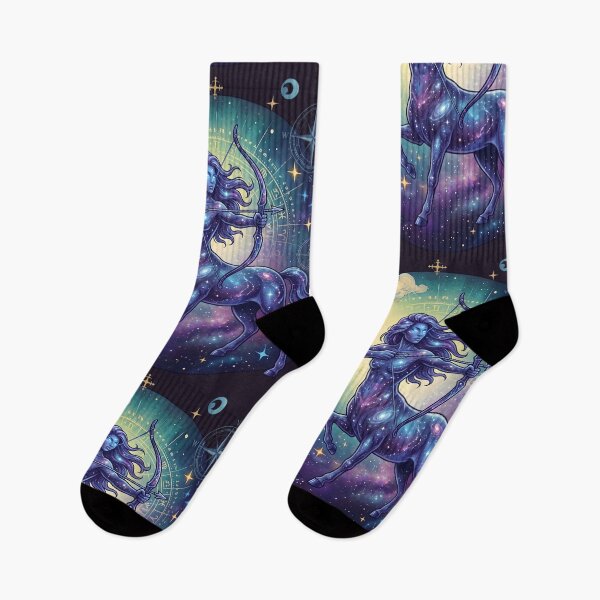 Item preview, Celestial Sagittarius Zodiac - Majestic Galaxy Archer Aesthetic Art designed and sold by artscripts.