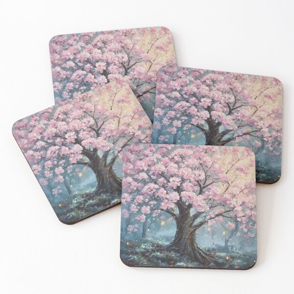 Item preview, Sakura Tree Art – Japanese Cherry Blossom Aesthetic | Pink Floral Nature Design designed and sold by Illuministique.