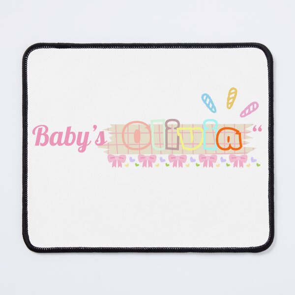 Item preview, Baby's Olivia Cute Pastel Typography Design designed and sold by ammiespy.