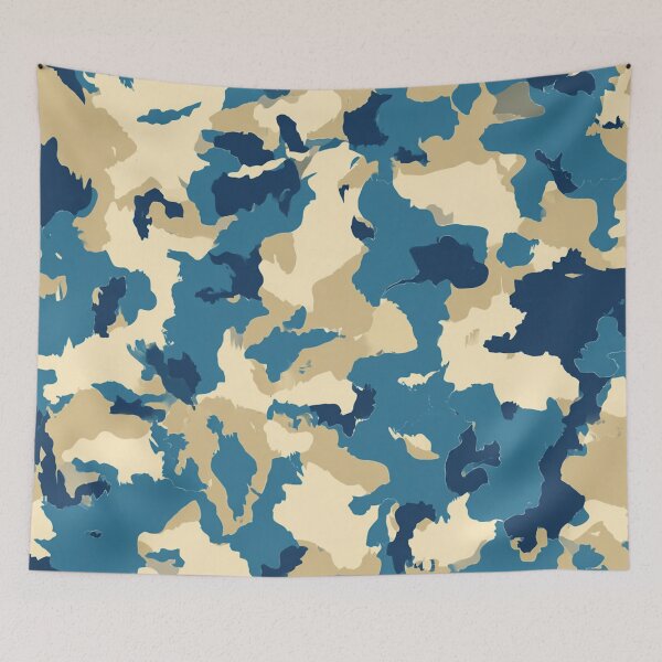 Item preview, Blue Desert Camo Pattern designed and sold by Nurple Art.