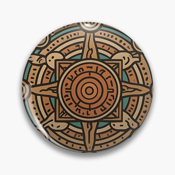 Item preview, Ancient Arcane Compass - Mystical Esoteric Sigil Wheel Art designed and sold by DarkOriginArts.