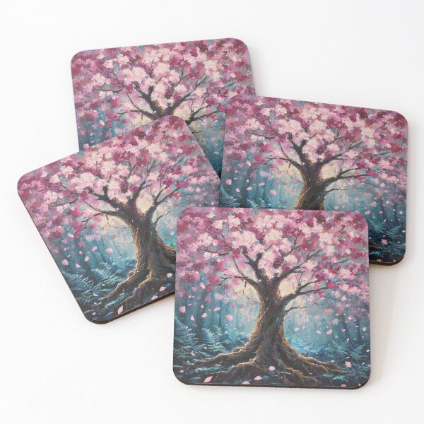 Item preview, Sakura Tree Art – Japanese Cherry Blossom Aesthetic | Pink Floral Nature Design designed and sold by Illuministique.