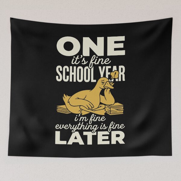 Item preview, One School Year Later Tired Duck Teacher designed and sold by KroghDs.