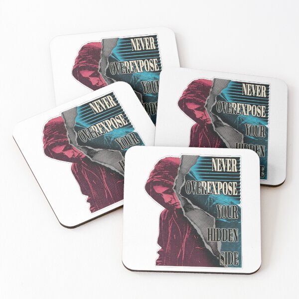 Item preview, Never Overexpose Your Hidden Side - Gritty Hooded Graphic designed and sold by mackyartsstudio.