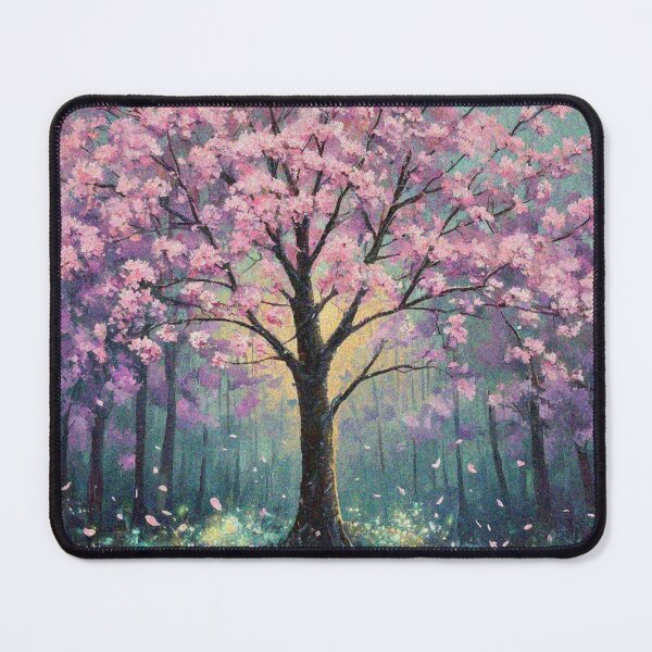 Item preview, Sakura Tree Art – Japanese Cherry Blossom Aesthetic | Pink Floral Nature Design designed and sold by Illuministique.
