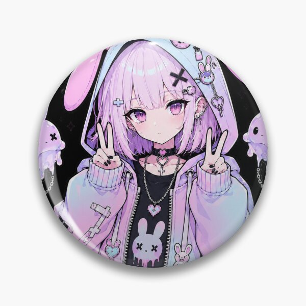 Artikelvorschau, Yami Kawaii Bunny Hoodie Mädchen entworfen und verkauft von HeyChickasClubX.