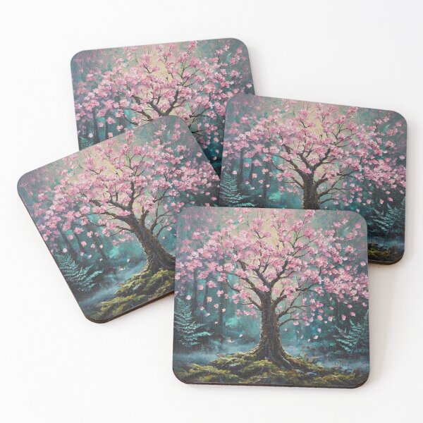 Item preview, Sakura Tree Art – Japanese Cherry Blossom Aesthetic | Pink Floral Nature Design designed and sold by Illuministique.
